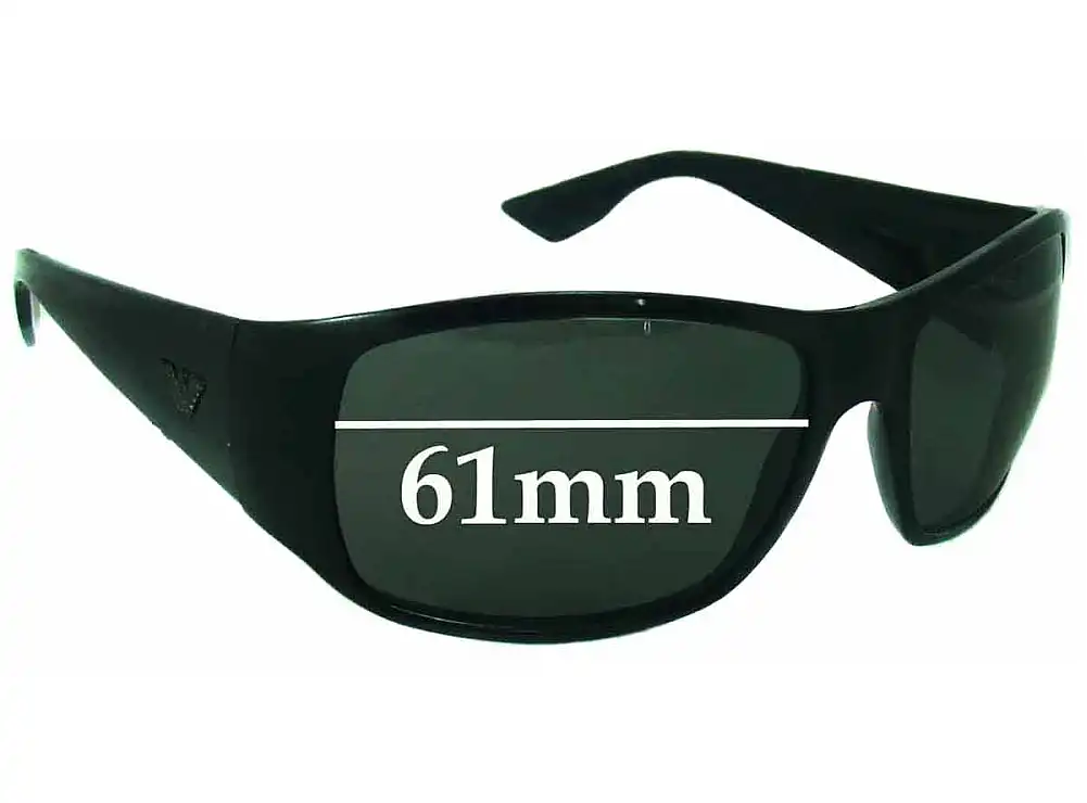 Sunglass Fix Replacement Lenses for Emporio Armani EA9666/S - 61mm Wide Sunglass Fix Replacement Lenses for Emporio Armani EA9666/S - 61mm Wide