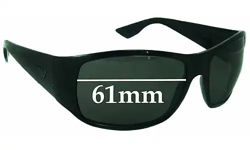 Sunglass Fix Replacement Lenses for Emporio Armani EA9666/S - 61mm Wide Sunglass Fix Replacement Lenses for Emporio Armani EA9666/S - 61mm Wide