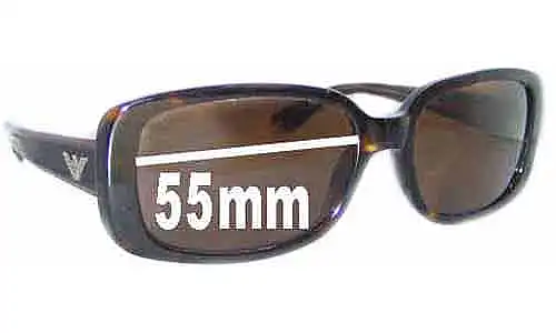 Sunglass Fix Replacement Lenses for Emporio Armani EA9547/S - 55mm Wide Sunglass Fix Replacement Lenses for Emporio Armani EA9547/S - 55mm Wide