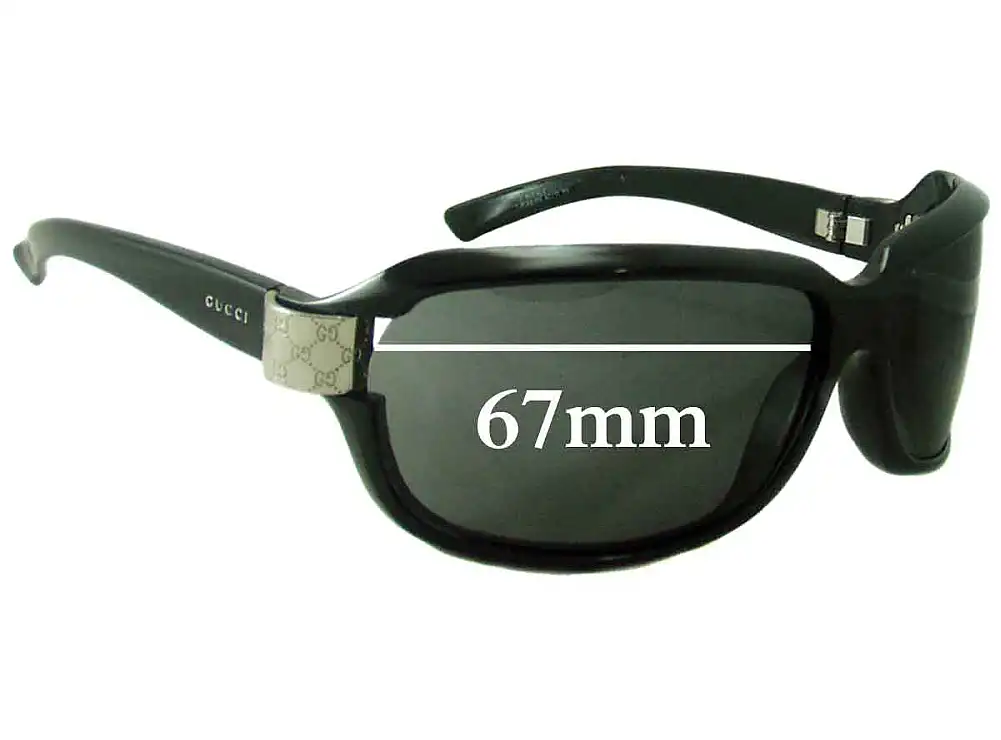 Sunglass Fix Replacement Lenses for Gucci GG2984/N/S - 67mm Wide Sunglass Fix Replacement Lenses for Gucci GG2984/N/S - 67mm Wide