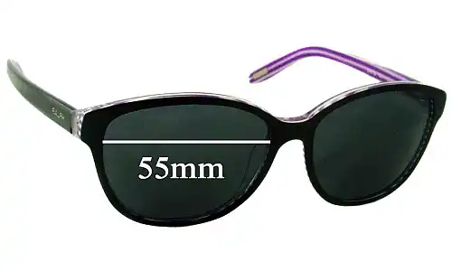 Sunglass Fix Replacement Lenses for Polo RA 5128 - 55mm Wide Polo RA 5128 Replacement Lenses 55mm wide