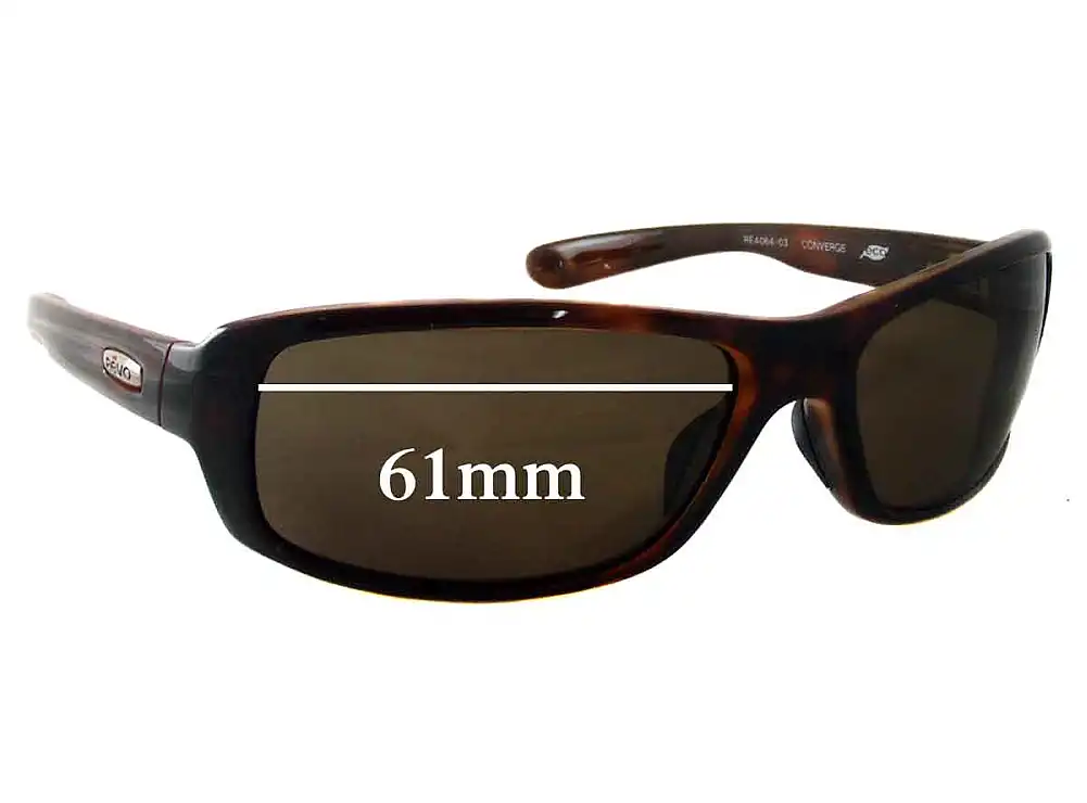 Sunglass Fix Replacement Lenses for Revo RE4064 Converge - 61mm Wide Sunglass Fix Replacement Lenses for Revo RE4064 Converge - 61mm Wide