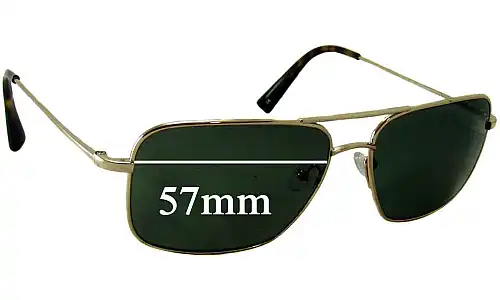 Sunglass Fix Replacement Lenses for Salt Lester - 57mm Wide Sunglass Fix Replacement Lenses for Salt Lester - 57mm Wide