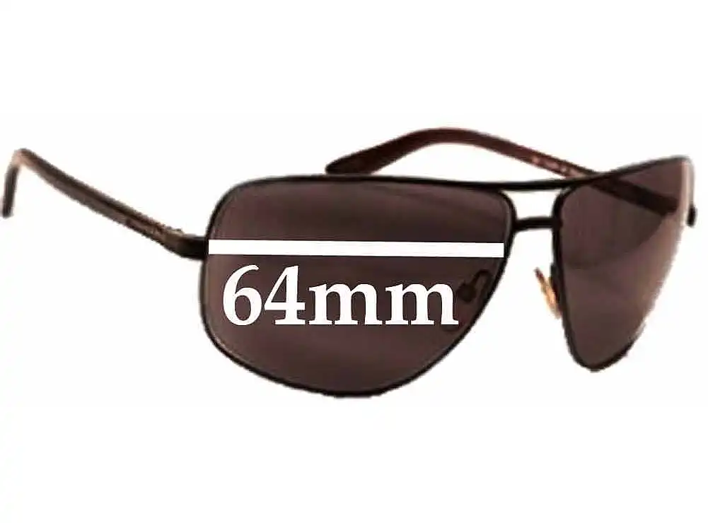 Sunglass Fix Replacement Lenses for Tom Ford Aiden TF37 - 64mm Wide Sunglass Fix Replacement Lenses for Tom Ford Aiden TF37 - 64mm Wide