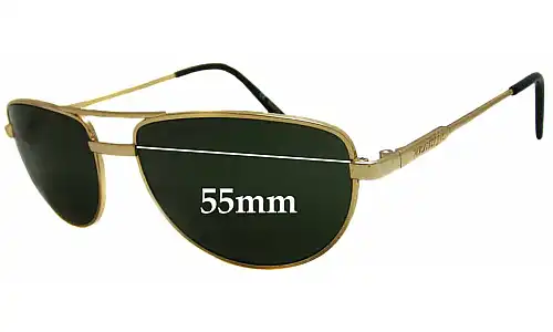 Sunglass Fix Replacement Lenses for Arnette Aviator Style (Older) - 55mm Wide Arnette Aviator Style (Older) Replacement Lenses 55mm wide