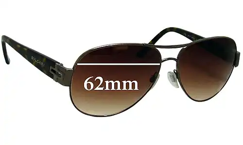 Sunglass Fix Replacement Lenses for Bvlgari 5015 - 62mm Wide Bvlgari 5015 Replacement Lenses 62mm wide