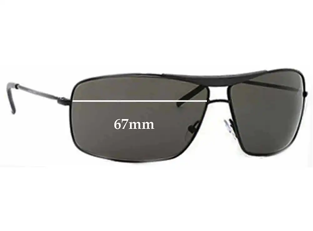 Sunglass Fix Replacement Lenses for Giorgio Armani GA 140/S - 67mm Wide Sunglass Fix Replacement Lenses for Giorgio Armani GA 140/S - 67mm Wide