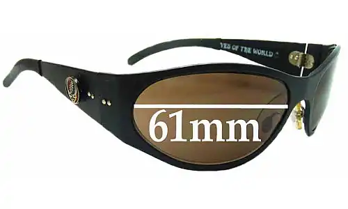 Sunglass Fix Replacement Lenses for Grateful Dead Star - 61mm Wide Sunglass Fix Replacement Lenses for Grateful Dead Star - 61mm Wide