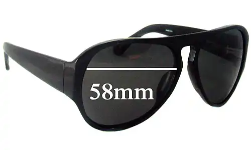 Sunglass Fix Replacement Lenses for Linda Farrow DVN/26/6 - 58mm Wide Sunglass Fix Replacement Lenses for Linda Farrow DVN/26/6 - 58mm Wide