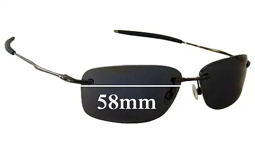 Sunglass Fix Replacement Lenses for Oakley Nanowire 2.0 - 58mm Wide Sunglass Fix Replacement Lenses for Oakley Nanowire 2.0 - 58mm Wide