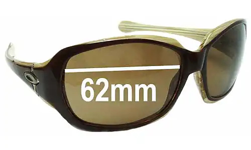 Sunglass Fix Replacement Lenses for Oakley Script (Asian Fit) - 62mm Wide Sunglass Fix Replacement Lenses for Oakley Script (Asian Fit) - 62mm Wide