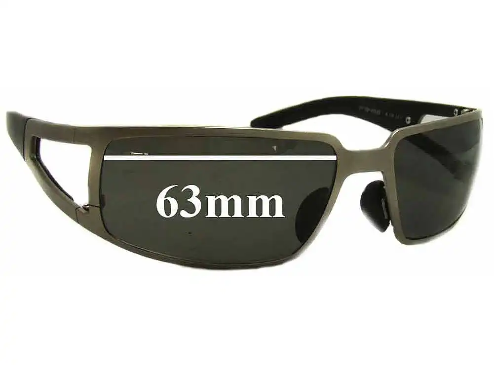 Sunglass Fix Replacement Lenses for Porsche P 8458 - 63mm Wide Sunglass Fix Replacement Lenses for Porsche P 8458 - 63mm Wide