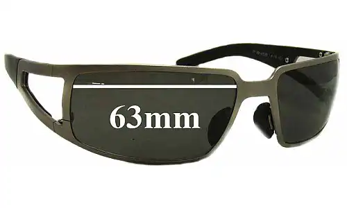 Sunglass Fix Replacement Lenses for Porsche P 8458 - 63mm Wide Porsche P 8458 Replacement Lenses 63mm wide