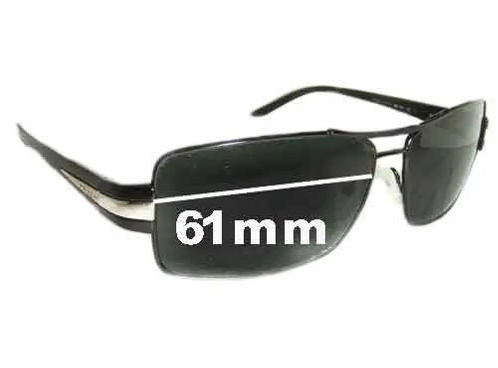 Sunglass Fix Replacement Lenses for Prada SPR65H & PR65HS - 61mm Wide Sunglass Fix Replacement Lenses for Prada SPR65H & PR65HS - 61mm Wide