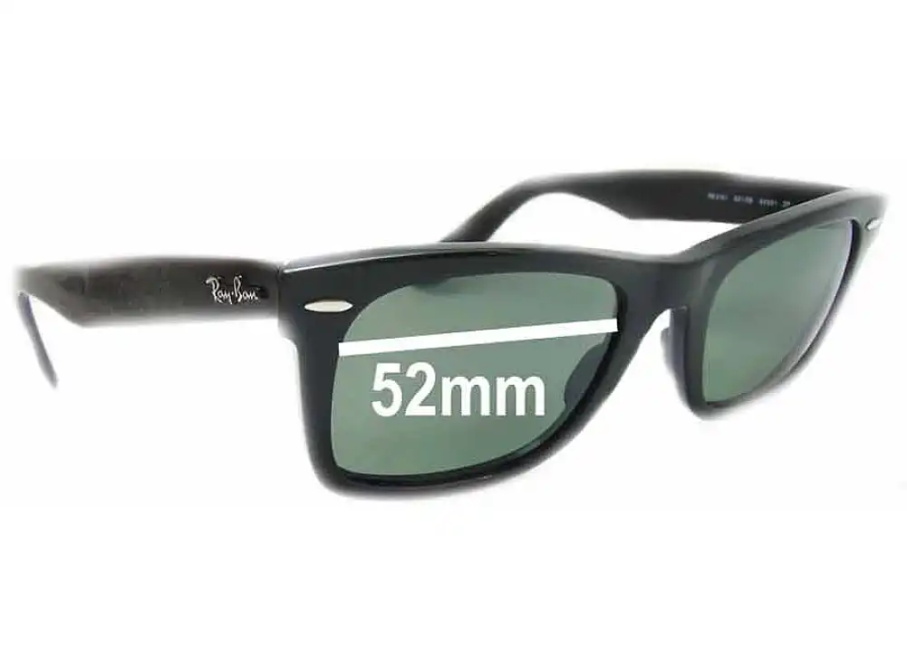 Sunglass Fix Replacement Lenses for Ray Ban RB2151 Wayfarer - 52mm Wide Sunglass Fix Replacement Lenses for Ray Ban RB2151 Wayfarer - 52mm Wide