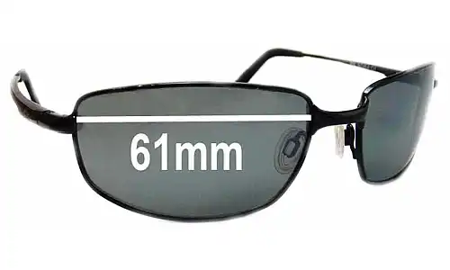 Sunglass Fix Replacement Lenses for Revo RE8000 Discern - 61mm Wide Revo RE8000 Discern Replacement Lenses 61mm wide