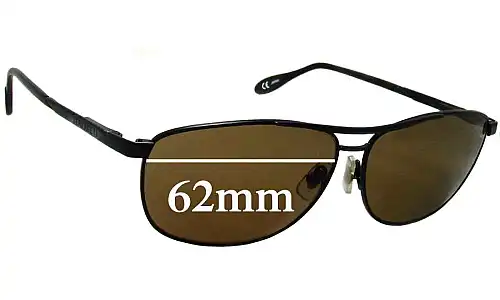 Sunglass Fix Replacement Lenses for Serengeti Large Aviator - 62mm Wide Serengeti Large Aviator Replacement Lenses 62mm wide