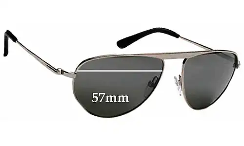 Sunglass Fix Replacement Lenses for Tom Ford James Bond TF108 - 57mm Wide Tom Ford James Bond TF108 Replacement Lenses 57mm wide