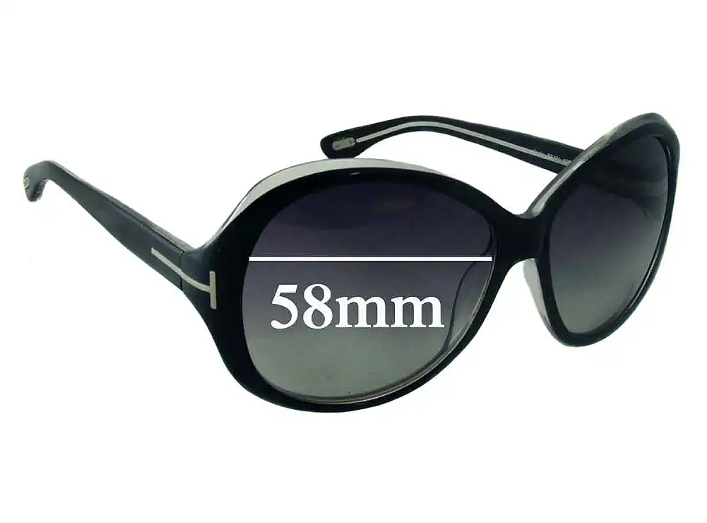 Sunglass Fix Replacement Lenses for Tom Ford Cecile TF171 - 58mm Wide Sunglass Fix Replacement Lenses for Tom Ford Cecile TF171 - 58mm Wide