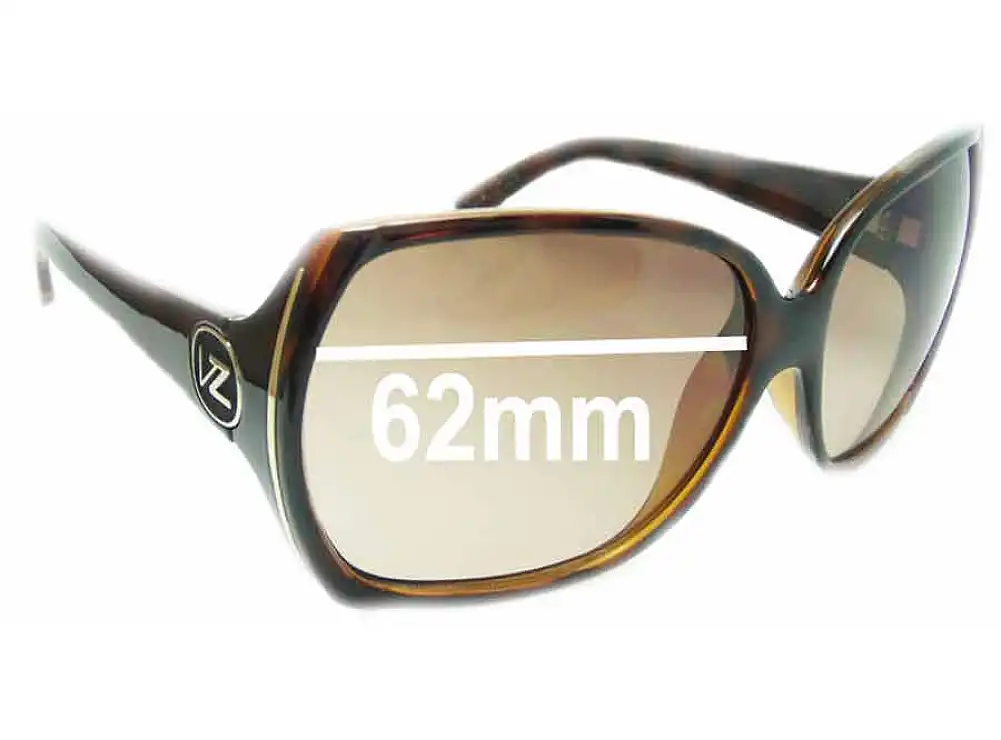 Sunglass Fix Replacement Lenses for Von Zipper Trudie - 62mm Wide Sunglass Fix Replacement Lenses for Von Zipper Trudie - 62mm Wide