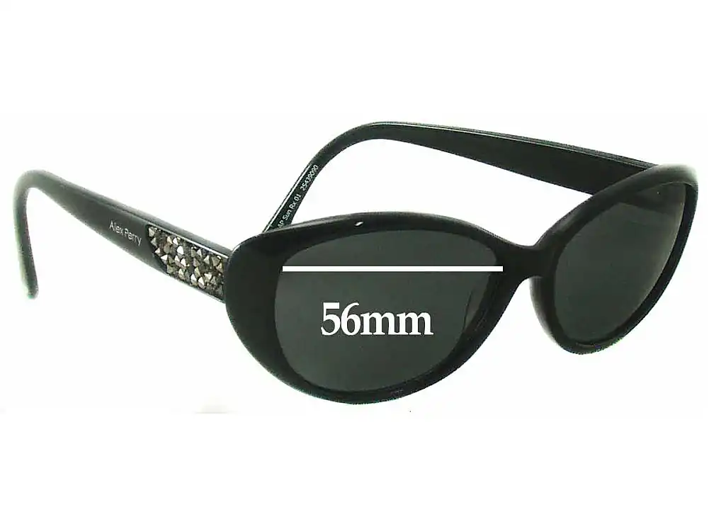 Sunglass Fix Replacement Lenses for Alex Perry AP Sun Rx 01 - 56mm Wide Sunglass Fix Replacement Lenses for Alex Perry AP Sun Rx 01 - 56mm Wide
