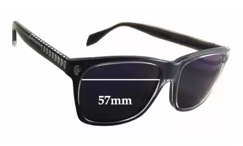 Sunglass Fix Replacement Lenses for Alexander Mcqueen AMQ 4253/S - 57mm Wide Alexander Mcqueen AMQ 4253/S Replacement Lenses 57mm wide
