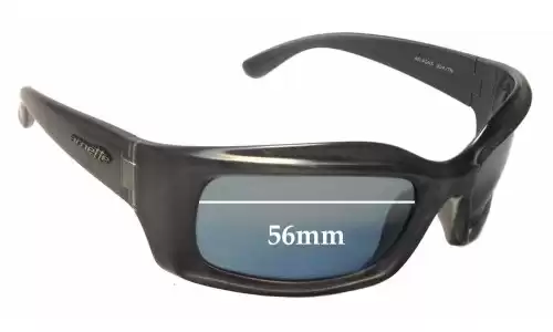 Arnette AN4045 Replacement Lenses 56mm Arnette AN4045 Sunglass Replacement Lenses - 56mm wide