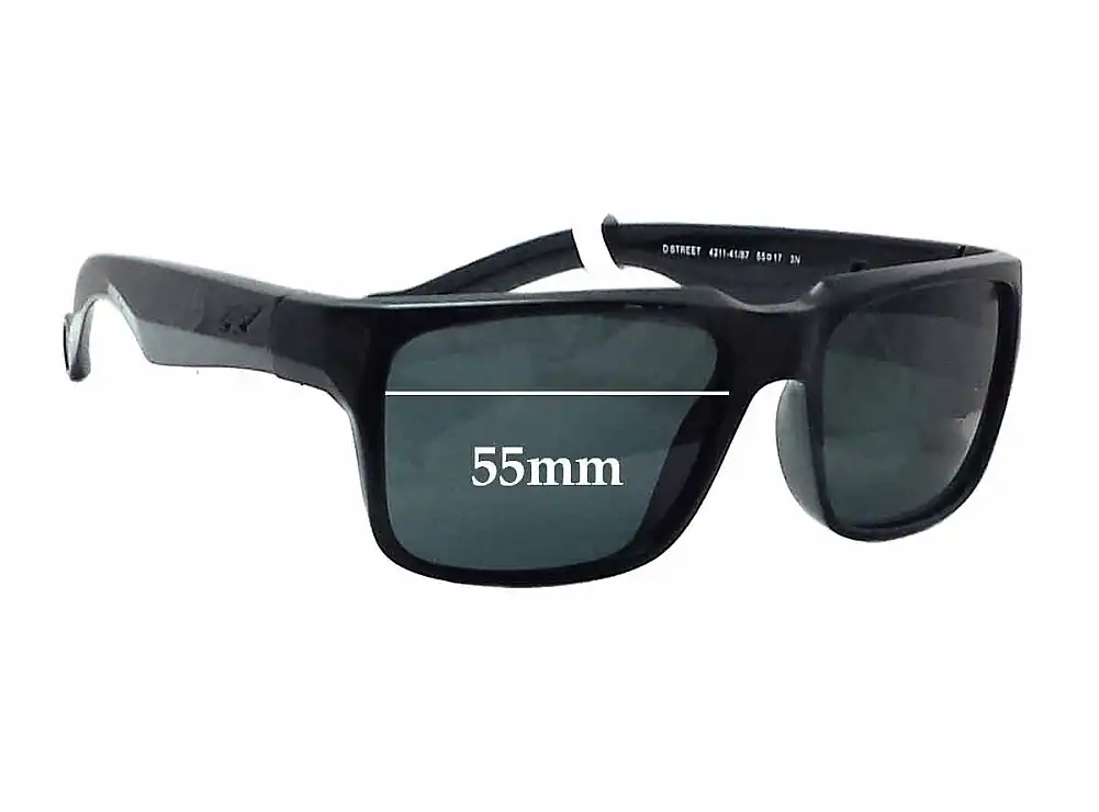 Sunglass Fix Replacement Lenses for Arnette D Street AN4211 - 55mm Wide Sunglass Fix Replacement Lenses for Arnette D Street AN4211 - 55mm Wide