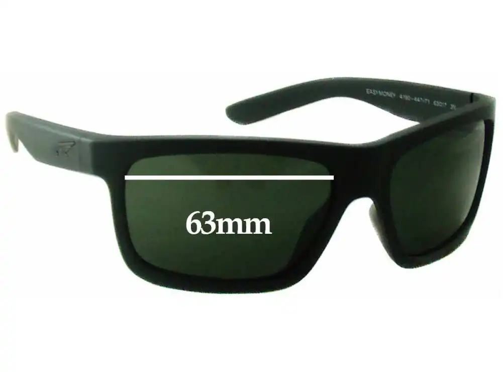 Sunglass Fix Replacement Lenses for Arnette Easy Money AN4190 - 63mm Wide Sunglass Fix Replacement Lenses for Arnette Easy Money AN4190 - 63mm Wide