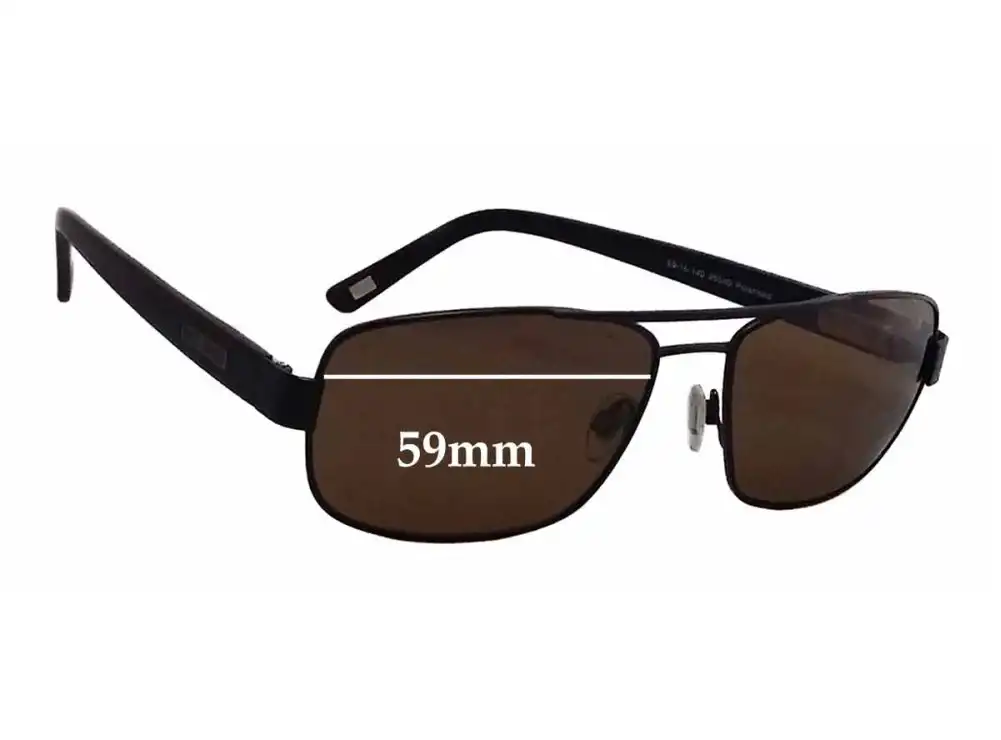 Sunglass Fix Replacement Lenses for Bill Bass Ayden - 59mm Wide Sunglass Fix Replacement Lenses for Bill Bass Ayden - 59mm Wide