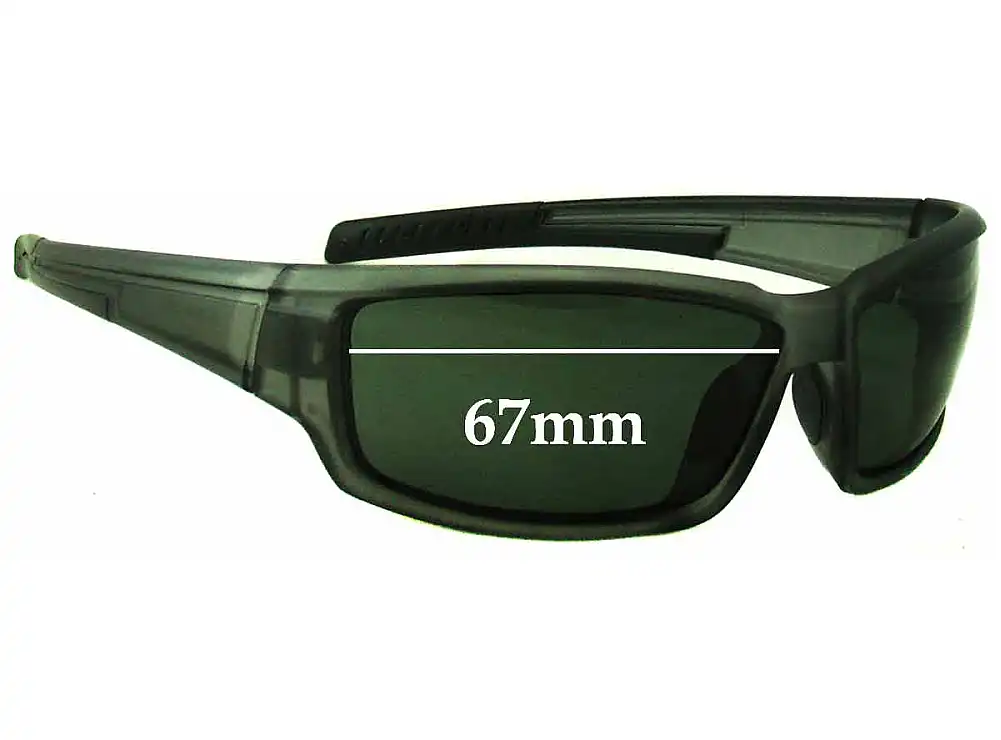 Sunglass Fix Replacement Lenses for Black Ice PL6036 - 67mm Wide Sunglass Fix Replacement Lenses for Black Ice PL6036 - 67mm Wide