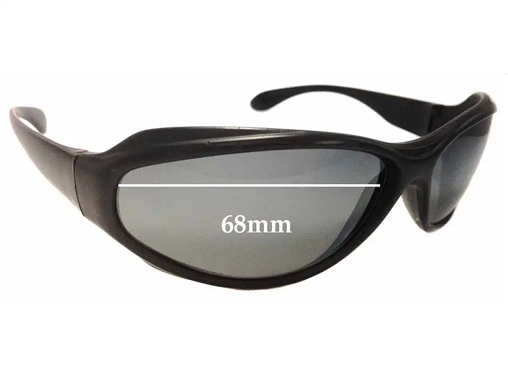 Sunglass Fix Replacement Lenses for Bolle King - 68mm Wide Sunglass Fix Replacement Lenses for Bolle King - 68mm Wide