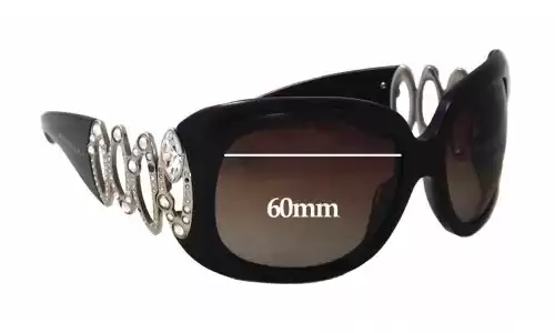 Sunglass Fix Replacement Lenses for Bvlgari 8016-B - 60mm Wide Sunglass Fix Replacement Lenses for Bvlgari 8016-B - 60mm Wide