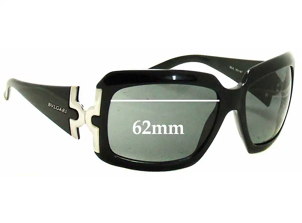 Sunglass Fix Replacement Lenses for Bvlgari 854 - 62mm Wide Sunglass Fix Replacement Lenses for Bvlgari 854 - 62mm Wide