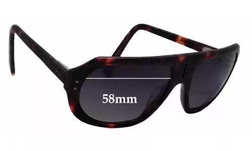 Sunglass Fix Replacement Lenses for Chachi TSL 1550N - 58mm Wide Sunglass Fix Replacement Lenses for Chachi TSL 1550N - 58mm Wide