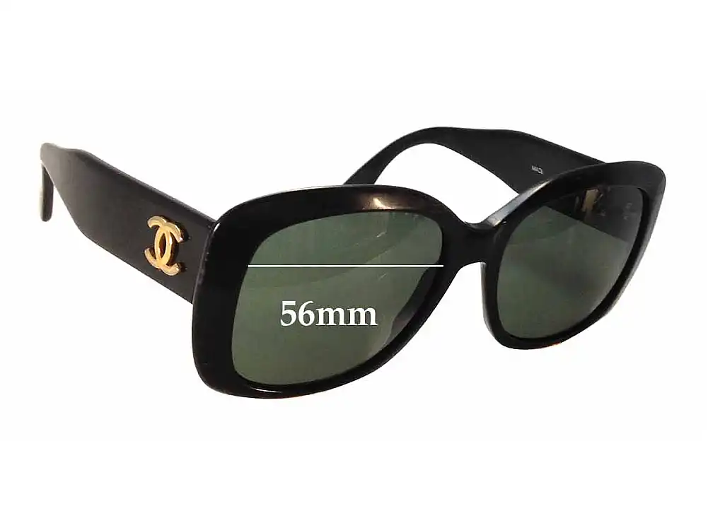 Sunglass Fix Replacement Lenses for Chanel 0009 - 56mm Wide Sunglass Fix Replacement Lenses for Chanel 0009 - 56mm Wide