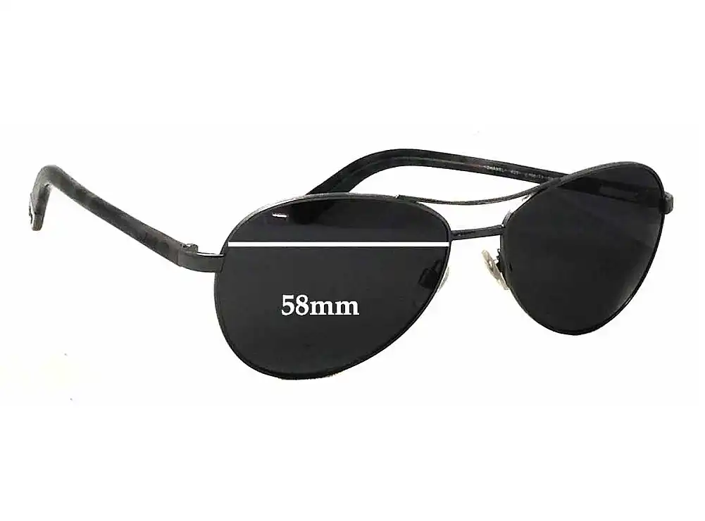 Sunglass Fix Replacement Lenses for Chanel 4201 - 58mm Wide Sunglass Fix Replacement Lenses for Chanel 4201 - 58mm Wide