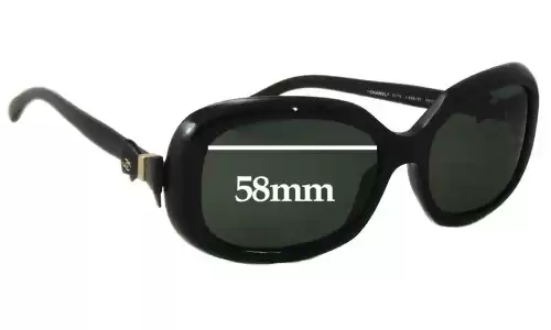 Sunglass Fix Replacement Lenses for Chanel 5170 - 58mm Wide Sunglass Fix Replacement Lenses for Chanel 5170 - 58mm Wide