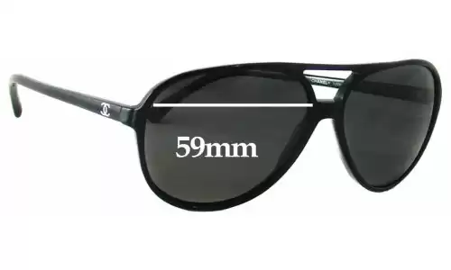 Sunglass Fix Replacement Lenses for Chanel 5206 - 59mm Wide Sunglass Fix Replacement Lenses for Chanel 5206 - 59mm Wide