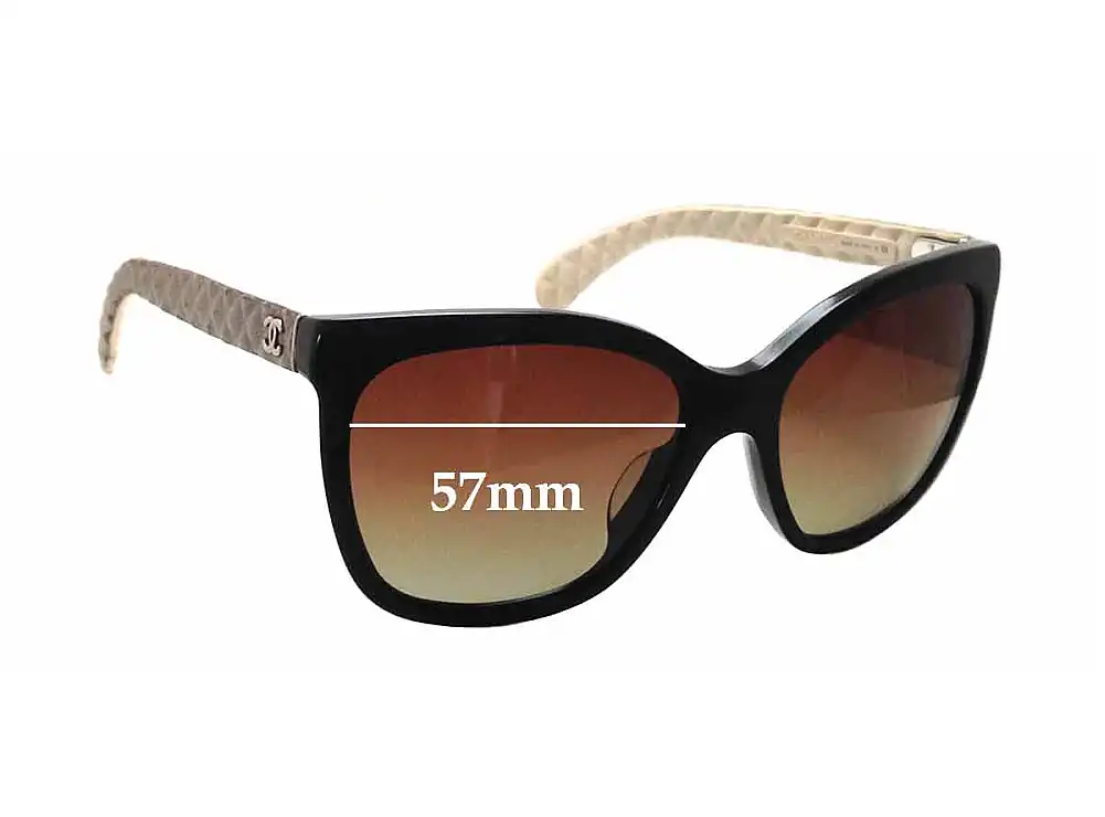 Sunglass Fix Replacement Lenses for Chanel 5288-Q - 57mm Wide Sunglass Fix Replacement Lenses for Chanel 5288-Q - 57mm Wide