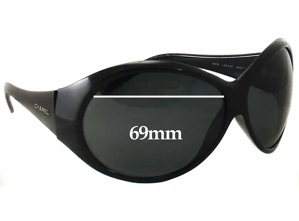 Sunglass Fix Replacement Lenses for Chanel 6015 - 69mm Wide Sunglass Fix Replacement Lenses for Chanel 6015 - 69mm Wide