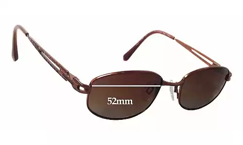 Sunglass Fix Replacement Lenses for Charmant CH10864 - 52mm Wide Charmant CH10864 Replacement Lenses 52mm wide