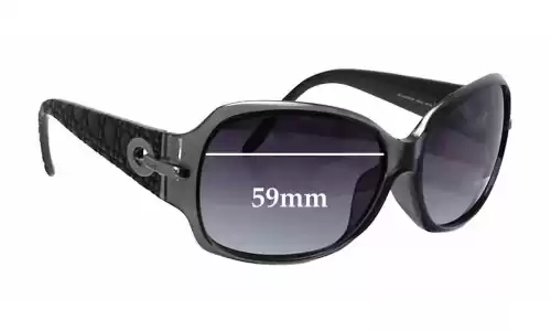 Sunglass Fix Replacement Lenses for Christian Dior My Lady - 59mm Wide Sunglass Fix Replacement Lenses for Christian Dior My Lady - 59mm Wide