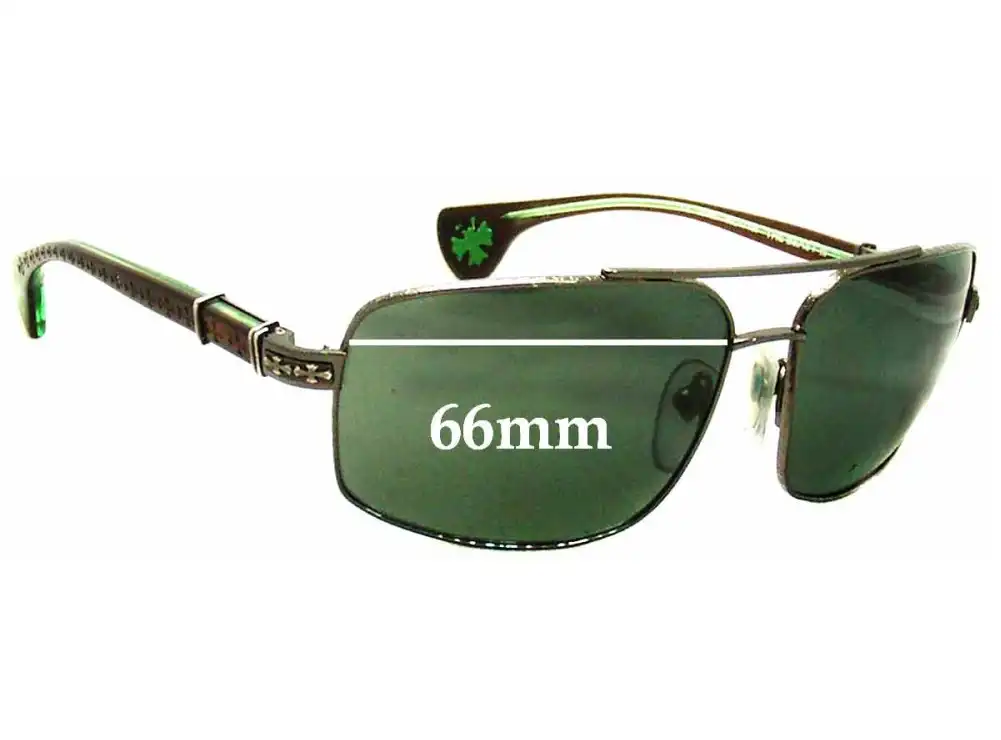 Sunglass Fix Replacement Lenses for Chrome Hearts The Beast III - 66mm Wide Sunglass Fix Replacement Lenses for Chrome Hearts The Beast III - 66mm Wide