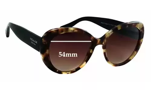 Sunglass Fix Replacement Lenses for Coach HC8049 Alexa - 54mm Wide Sunglass Fix Replacement Lenses for Coach HC8049 Alexa - 54mm Wide
