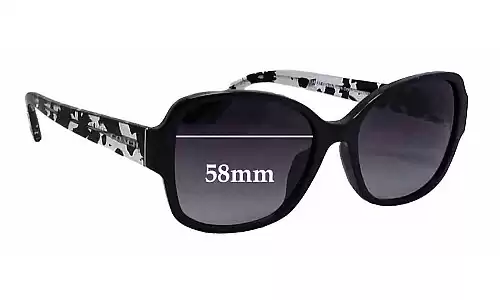 Sunglass Fix Replacement Lenses for Coach HC8166F - 58mm Wide Sunglass Fix Replacement Lenses for Coach HC8166F - 58mm Wide