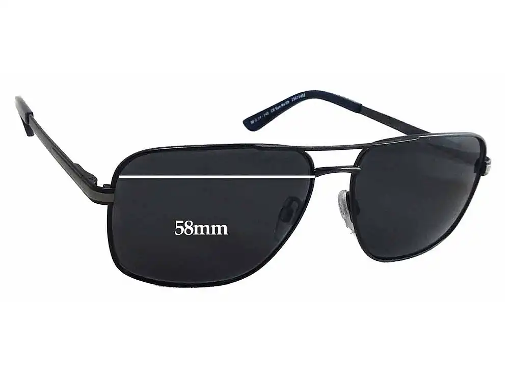 Sunglass Fix Replacement Lenses for Country Road CR Sun Rx 09 - 58mm Wide Sunglass Fix Replacement Lenses for Country Road CR Sun Rx 09 - 58mm Wide