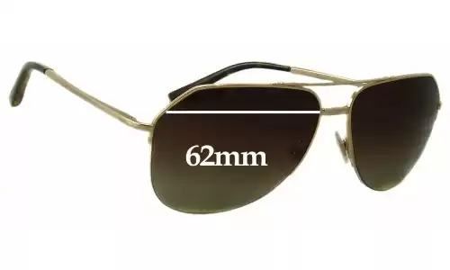 Sunglass Fix Replacement Lenses for Dolce & Gabbana DG2111 - 62mm Wide Sunglass Fix Replacement Lenses for Dolce & Gabbana DG2111 - 62mm Wide