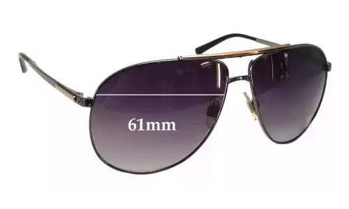 Sunglass Fix Replacement Lenses for Dolce & Gabbana DG2116 - 61mm Wide Sunglass Fix Replacement Lenses for Dolce & Gabbana DG2116 - 61mm Wide
