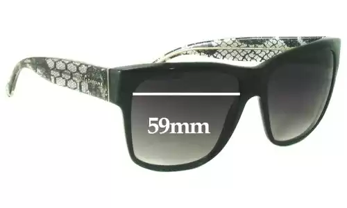 Sunglass Fix Replacement Lenses for Dolce & Gabbana DG4121 - 59mm Wide Sunglass Fix Replacement Lenses for Dolce & Gabbana DG4121 - 59mm Wide